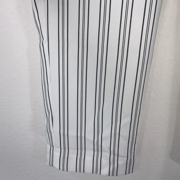 Lauren Ralph Lauren striped Straight leg drawstring straight leg pants size M - Picture 3 of 8